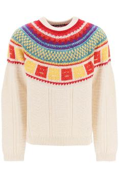 推荐Acne Studios Rainbow Crewneck Knitted Sweater商品
