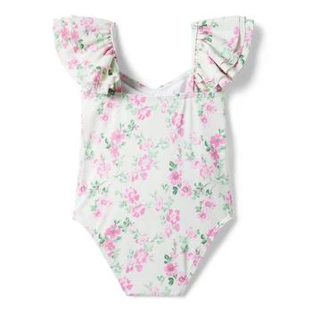 Janie and Jack | Floral One-Piece Swim (Toddler/Little Kids/Big Kids) 8.9折