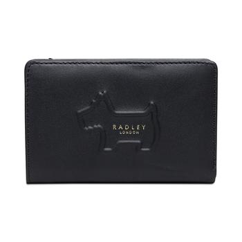推荐Radley Shadow Medium Zip-Top Leather Wallet商品
