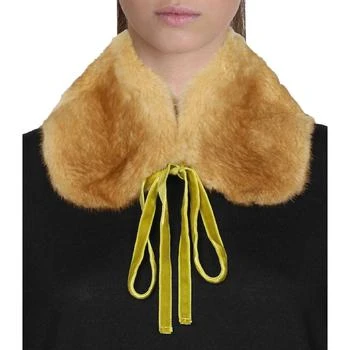 推荐Red Valentino Womens Mink Fur Tie Front Collar商品