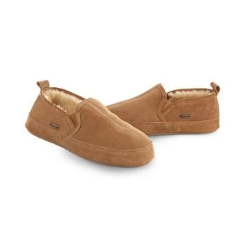 Macy's | Acorn Men's Romeo Genuine Leather Slip On Slippers 