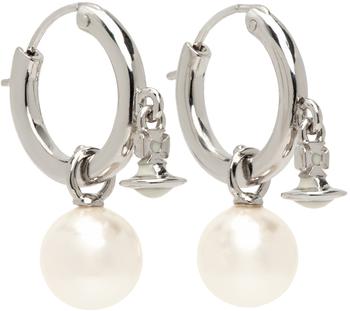 Vivienne Westwood | Silver Fenella Earrings商品图片,