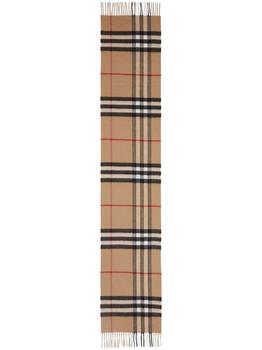 推荐BURBERRY - Giant Check Cashmere Scarf商品