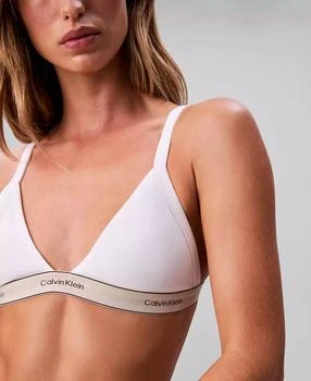 Calvin Klein | Women's Heritage Cotton Unlined Triangle Bra QF8369,商家Macy's,价格¥154