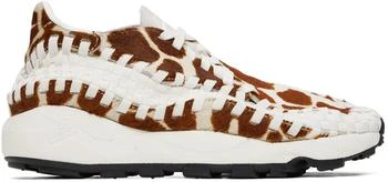 NIKE | Off-White & Brown Footscape Sneakers 
