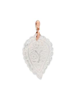 商品Tamara Comolli | India 18K Rose Gold & Mother-Of-Pearl Leaf Pendant,商家Saks Fifth Avenue,价格¥8323图片