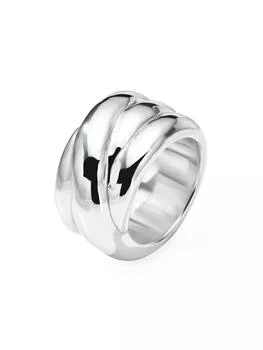 Ippolita | Classi Classico Hammered Sterling Silver Whirlpool Ring,商家Saks Fifth Avenue,价格¥1876