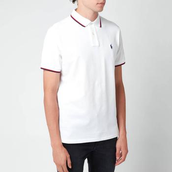 推荐Polo Ralph Lauren Men's Mesh Tipped Polo Shirt - White商品