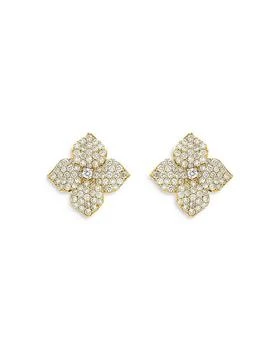 Piranesi | 18K Yellow Gold Small Fiore Earrings with Diamonds, 1.47 ct. t.w.,商家Bloomingdale's,价格¥41161