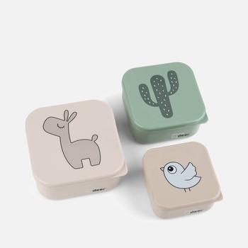 商品Done by Deer | Done by Deer 3 Piece Snack Box Set - Lalee Sand,商家The Hut,价格¥79图片