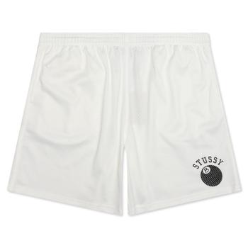 stussy裤子, STUSSY | Stussy 8-Ball Mesh Short - White商品图片 
