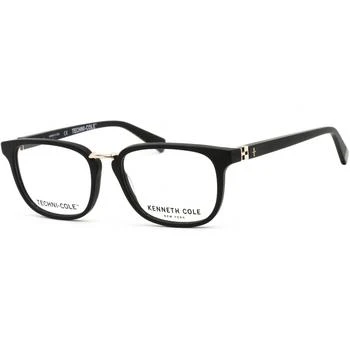 推荐Kenneth Cole New York Men's Eyeglasses - Matte Black Rectangular Frame | KC0338 002商品