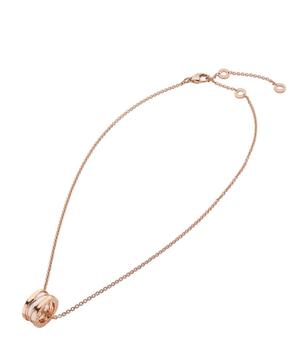 美国bvlgari项链, BVLGARI | Rose Gold And Ceramic B.Zero1 Design Legend Necklace商品图片 