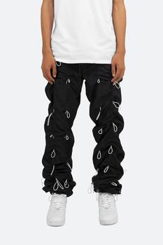 mnml排扣裤是什么牌子, MNML | Bungee Cord Pants - Black/White商品图片 6.8折