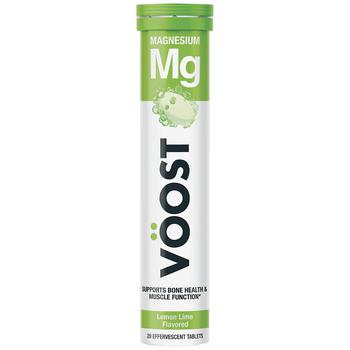 商品Magnesium Sugar Free Effervescent Tablets for Muscle Health Fizzy Lemon Lime图片