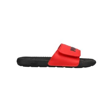 Puma | Cool Cat V Logo Slide Sandals (Big Kid),商家SHOEBACCA,价格¥183