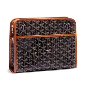 推荐Goyard Jouvence MM Black/Tan Washbag商品