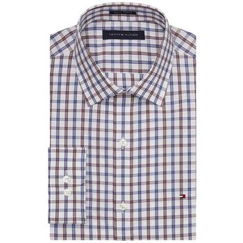 Tommy Hilfiger | Men's Slim-Fit Performance Stretch Check Dress Shirt商品图片,5折