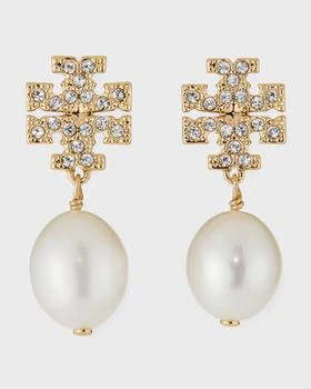 Tory Burch | Kira Pave Pearl Drop Earring,商家Neiman Marcus,价格¥1000