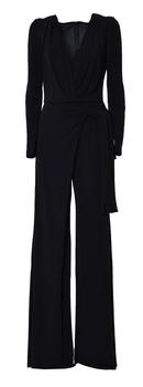 推荐Alberta Ferretti Ruched V-Neck Jumpsuit商品