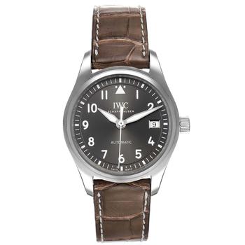 万国手表, [二手商品] IWC Schaffhausen | Pilot Slate Dial Brown Strap Steel Unisex Watch Iw324001商品图片 