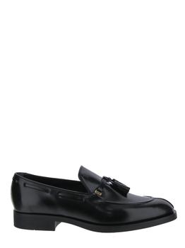 Tod's | Tod's Black Tassel Leather Loafers商品图片,