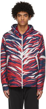 moncler男上海, Moncler | Navy & Red Chardon Jacket商品图片 