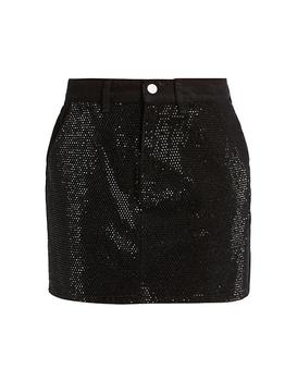 FRAME | Frame Atelier Studded Le Mini Skirt商品图片,