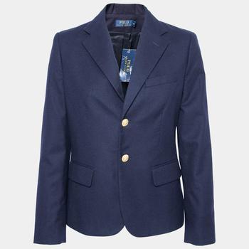 推荐Polo By Ralph Lauren Navy Blue Wool Single Breasted Blazer M商品