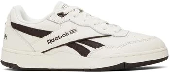 Reebok | Off-White & Brown Bb 4000 Ii Basketball Sneakers 独家减免邮费