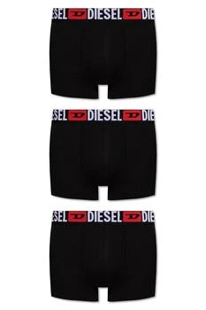 Diesel | Diesel 3 Pack Logo Waistband Boxers,商家Cettire,价格¥212