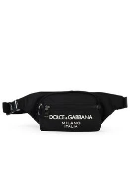 Dolce & Gabbana | Dolce & Gabbana Small Black Nylon Fanny Pack,商家Baltini,价格¥4830
