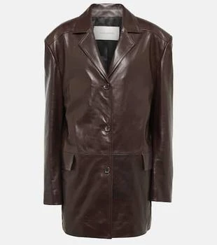 推荐Leather blazer商品