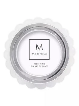 Mariposa | Welcome Home Scallop Round Frame,商家Saks Fifth Avenue,价格¥593