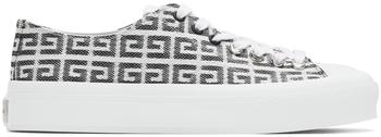 纪梵希男鞋, Givenchy | Black & White City Low 4G Sneakers商品图片 