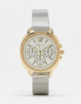Brave Soul | Brave Soul multi-dial watch in two tone silver and rose gold商品图片,3.6折