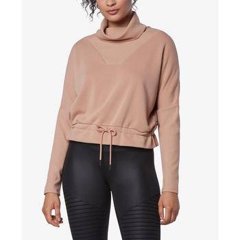 Marc New York by Andrew Marc | Women's Long Sleeve Funnel Neck Chunky Ribbed Pullover Top商品图片,