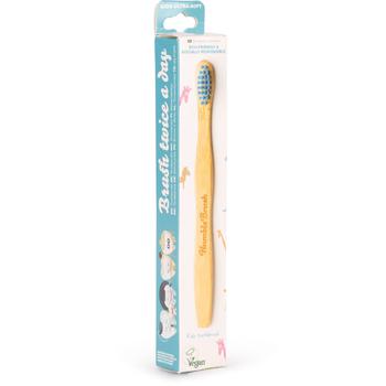 商品Ultra soft kids bamboo toothbrush in blue图片