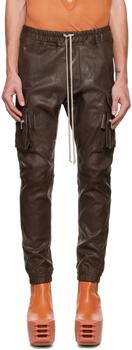 rick owens男裤, Rick Owens | Gray Mastocon Leather Pants商品图片 额外8.5折, 额外八五折