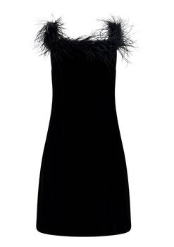 Rixo | Rixo Feather-Trim Strapped Mini Dress商品图片,6.2折
