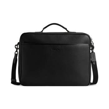 Coach | Men's Gotham Pebble Leather Convertible Briefcase,商家Macy's,价格¥4424