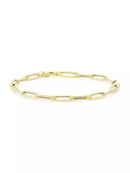 Saks Fifth Avenue Collection | 14K Yellow Gold Paper Clip Chain Bracelet,商家Saks Fifth Avenue,价格¥4565