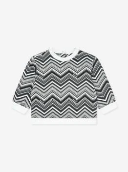 Missoni | Baby Boys Zigzag Sweatshirt in Black,商家Childsplay Clothing,价格¥1004