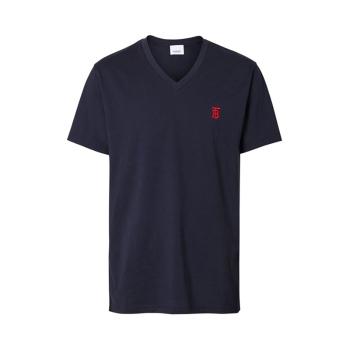 时尚burberry t恤男装, Burberry | Burberry 博柏利 深藍色男士T恤 8017256商品图片 独家减免邮费