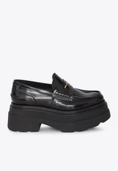 Alexander Wang | Carter Platform Loafers in Calf Leather 