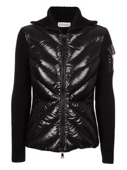 moncler polo, Moncler | Moncler Chevron Quilted Cardigan Jacket商品图片 9.5折