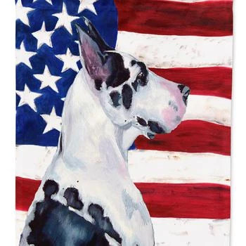 Caroline's Treasures | USA American Flag with Great Dane Garden Flag 2-Sided 2-Ply,商家Verishop,价格¥128