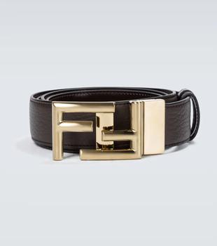 推荐Leather FF buckle belt商品