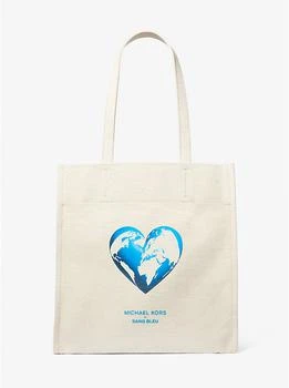Michael Kors | Watch Hunger Stop Recycled Cotton Canvas Tote Bag 独家减免邮费