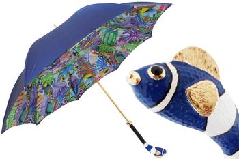 商品PASOTTI | Pasotti 葩莎帝 蓝色伞面海洋内饰 蓝鱼手柄 晴雨伞,商家Unineed,价格¥1693图片